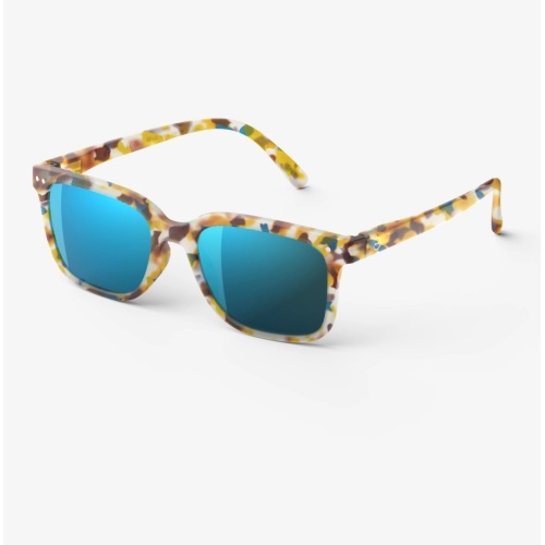 Izipizi #L Blue Tortoise Blue Mirror Lenses