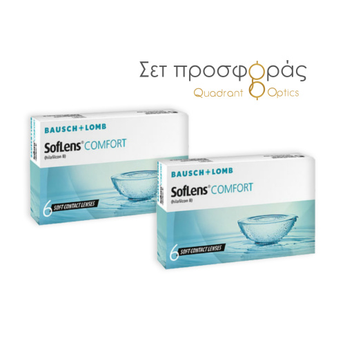 Σετ 12 Μηνιαίοι Φακοί επαφής Bausch and Lomb SofLens Comfort (6Pack x2)